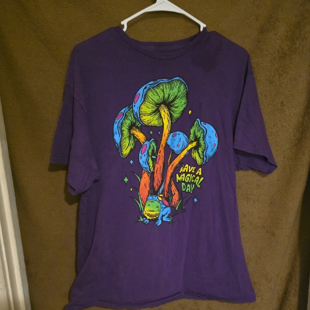 Purple Graphic Women's Top
